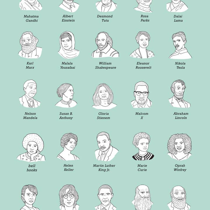 Jodi Lynn's Emporium of Doodles - Wholesale Poster - Outlaws of History Print1