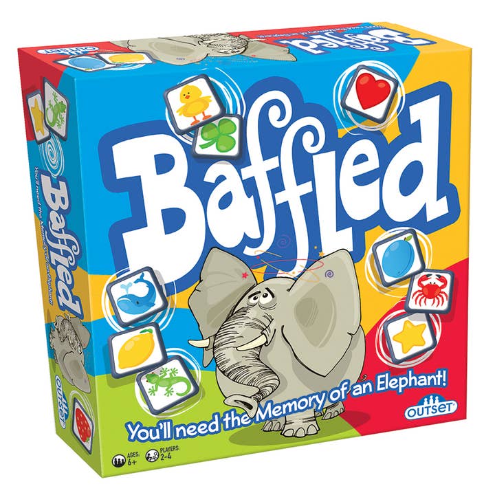 Baffled Board Game for Ages 6+ for wholesale by Outset Games and Cobble Hill Puzzles