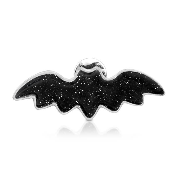 Épingle Chauve-souris à Paillettes Noires pour la vente par Gloria Duchin