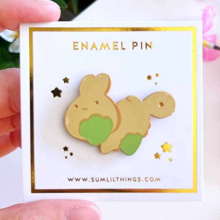 Emaille pin - Lil' Matcha Cookies (geverfd) voor wholesale door SumLilThings