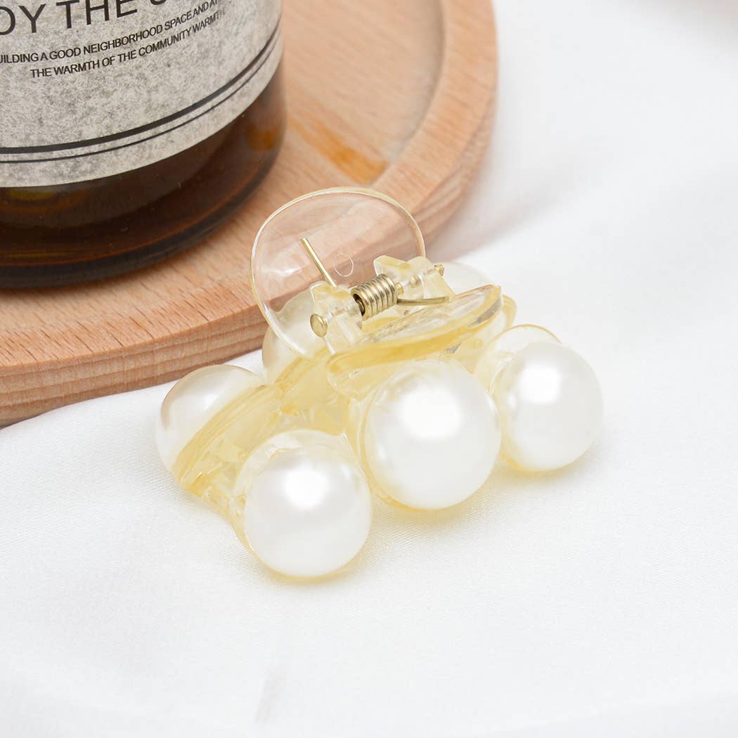 TheDivaSoap – wholesale Hair clip – Women’s – Elegant Pearl Acrylic Hair Claw Clip8