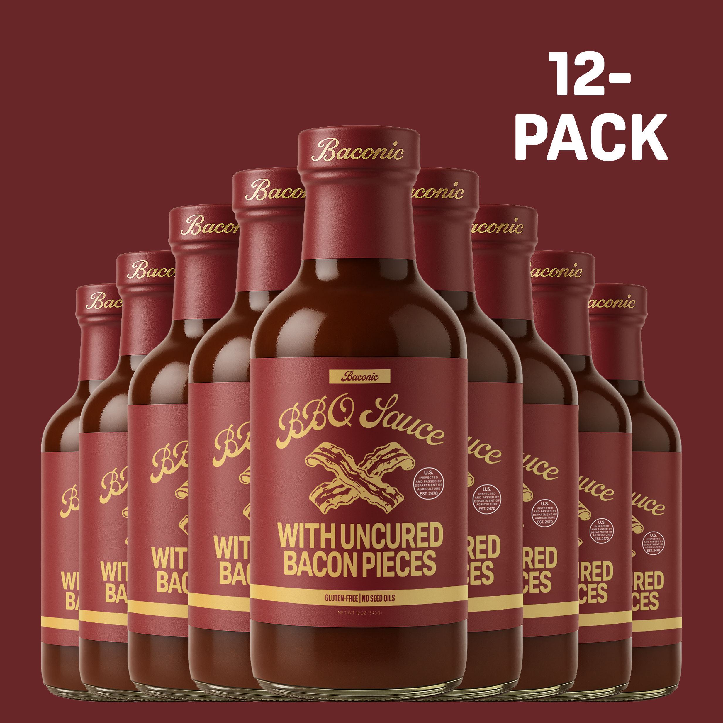 FLOCK Chicken Chips - Wholesale BBQ Sauce - Baconic BBQ Sauce | With Real Bacon Bits and No Seed Oils5