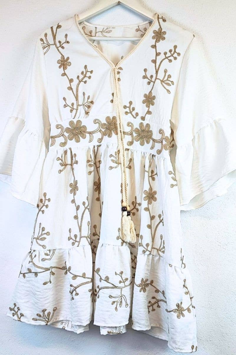 Lula Natura - Wholesale Dress - Women's - BIANCA WHITE DRESS1
