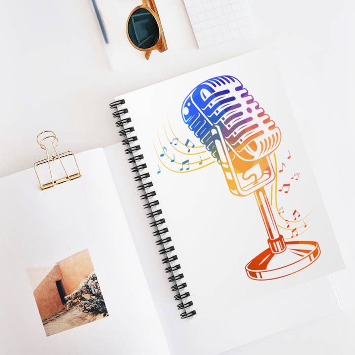Teegarb LLC - Vente Cahiers - Carnet à spirale, instrument de musique original, clarinette, karaoké, musicien amateur, hilarant, maestro