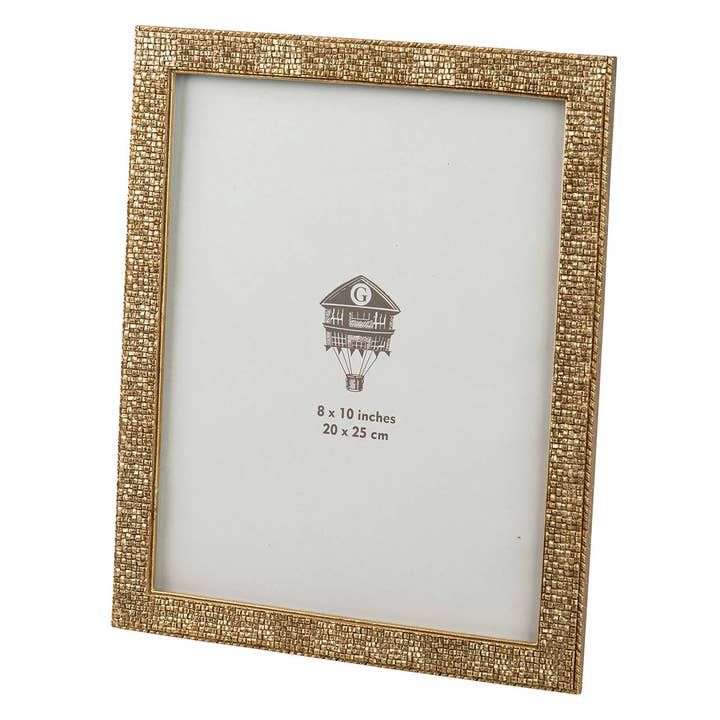 Fotolijst Hars Goudkleurig 20x25 cm_770668 voor wholesale door Garpe Interiores - GARPE GROUP - GARCÍA PÉREZ Y CÍA S.L.-