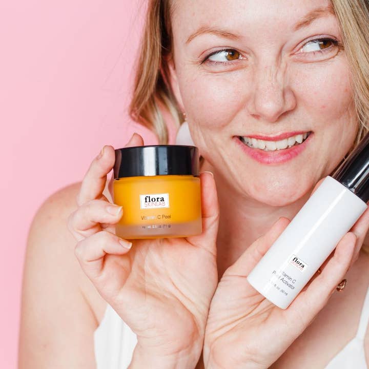 Flora Skinlab - Wholesale Facial Peel - Vitamin C Peel Professional Treatment System