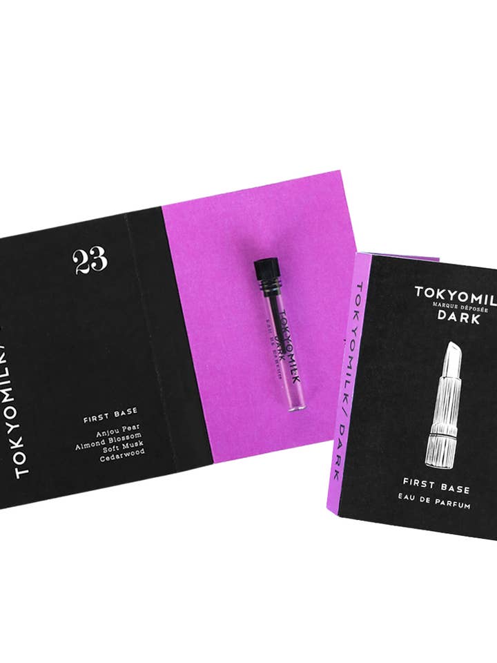 FIRST BASE EAU DE PARFUM VIAL SAMPLES for wholesale by TokyoMilk Dark
