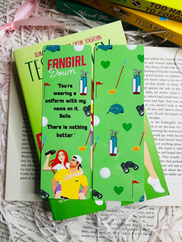 Tessa Bailey, Fangirl down bookmark for wholesale by TheBookShack
