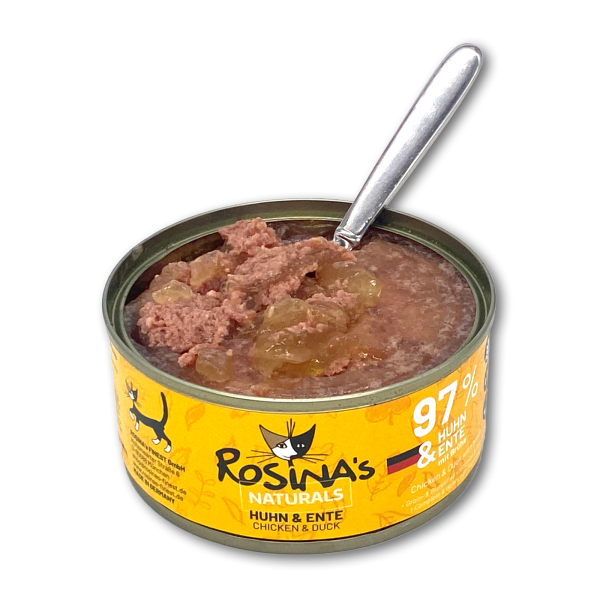 ROSINAs FINEST GmbH - Vente Nourriture – chat - Poulet et canard en boîte 6 x 100 g1
