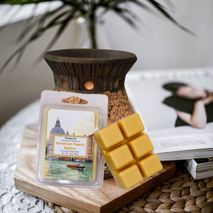 Traveling Fox Scented Creations - Wholesale Wax Melt - Venetian Peach Bellini Melts2