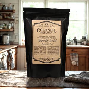 2 lb. Fragrance Free Linen Wash Laundry Powder - All Natural for wholesale by Colonial Merchant