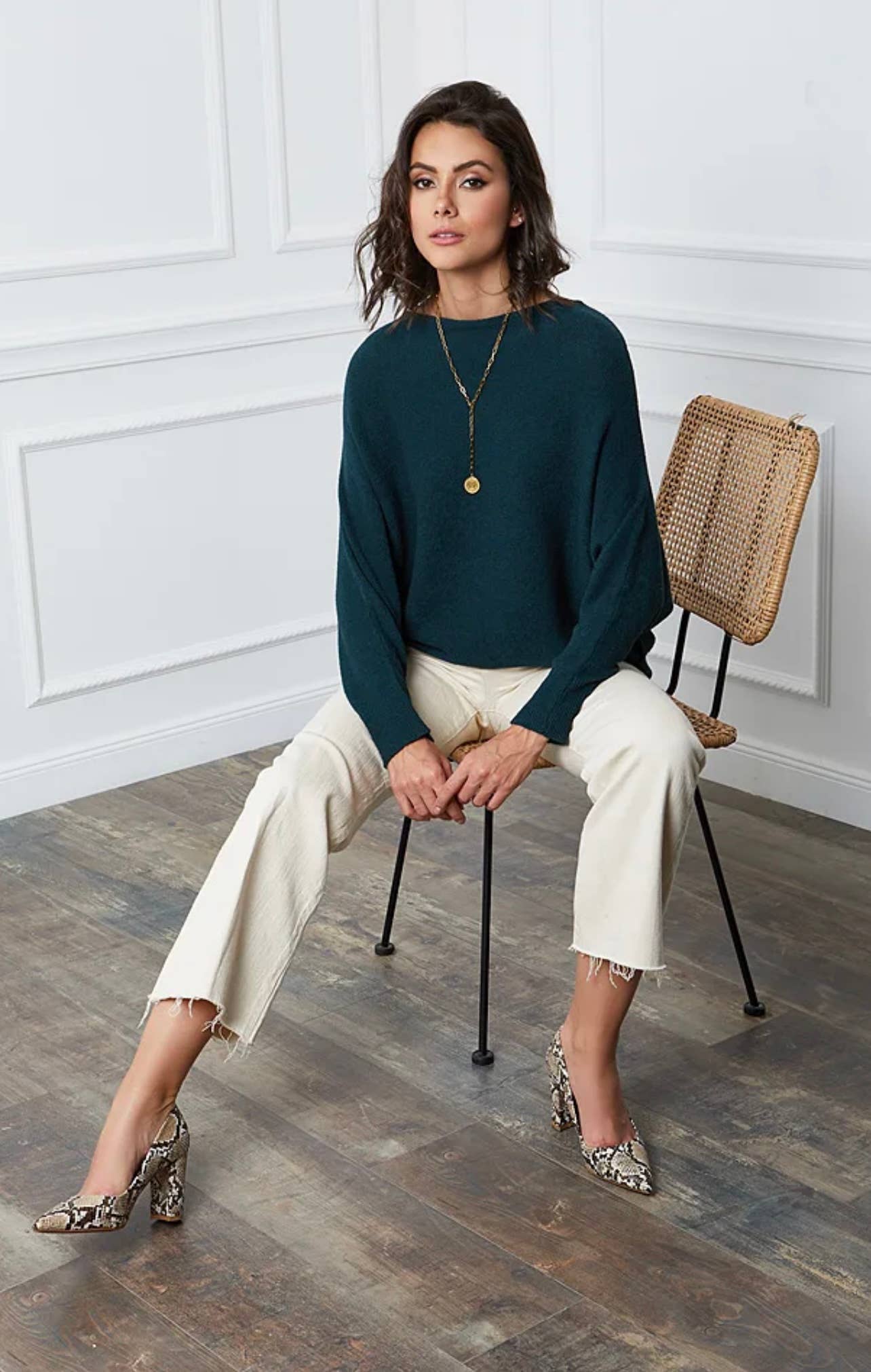 LÉA & LUC - Vendita all'ingrosso Maglione tricot - Donna - Maglione con maniche a pipistrello REF. 0099123