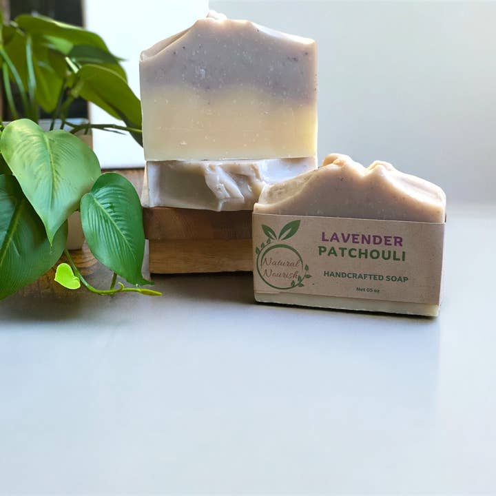Natural Nourish - Wholesale Bar Soap - Lavender Patchouli Handmade Soap1