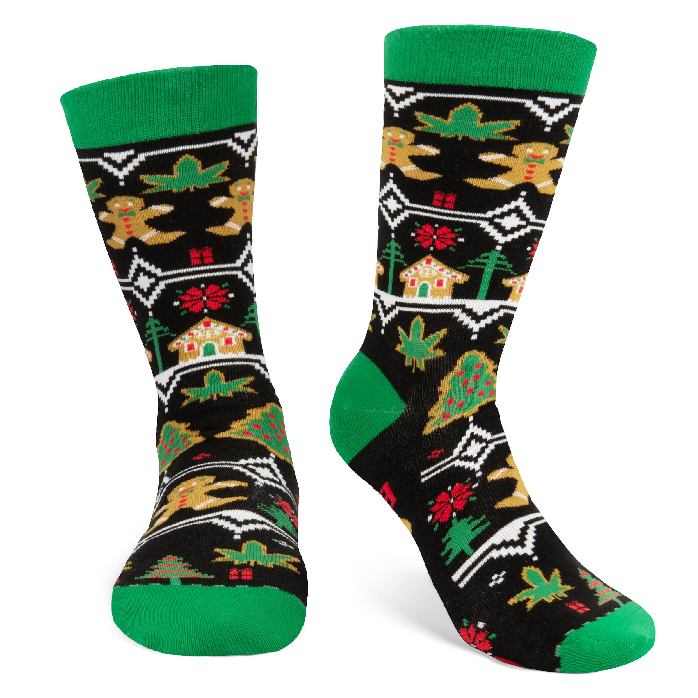Lavley – wholesale Socks – Unisex – Let's Get Baked (Christmas) Socks6