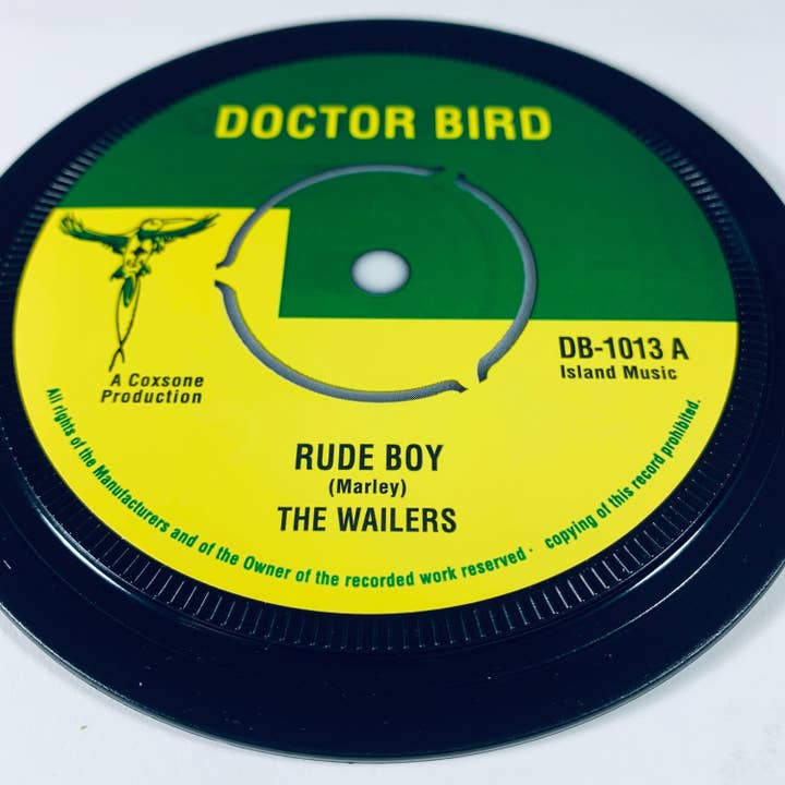 Popsters – wholesale Coasters – Reggae. Vinyl record label coasters. Popsters.3