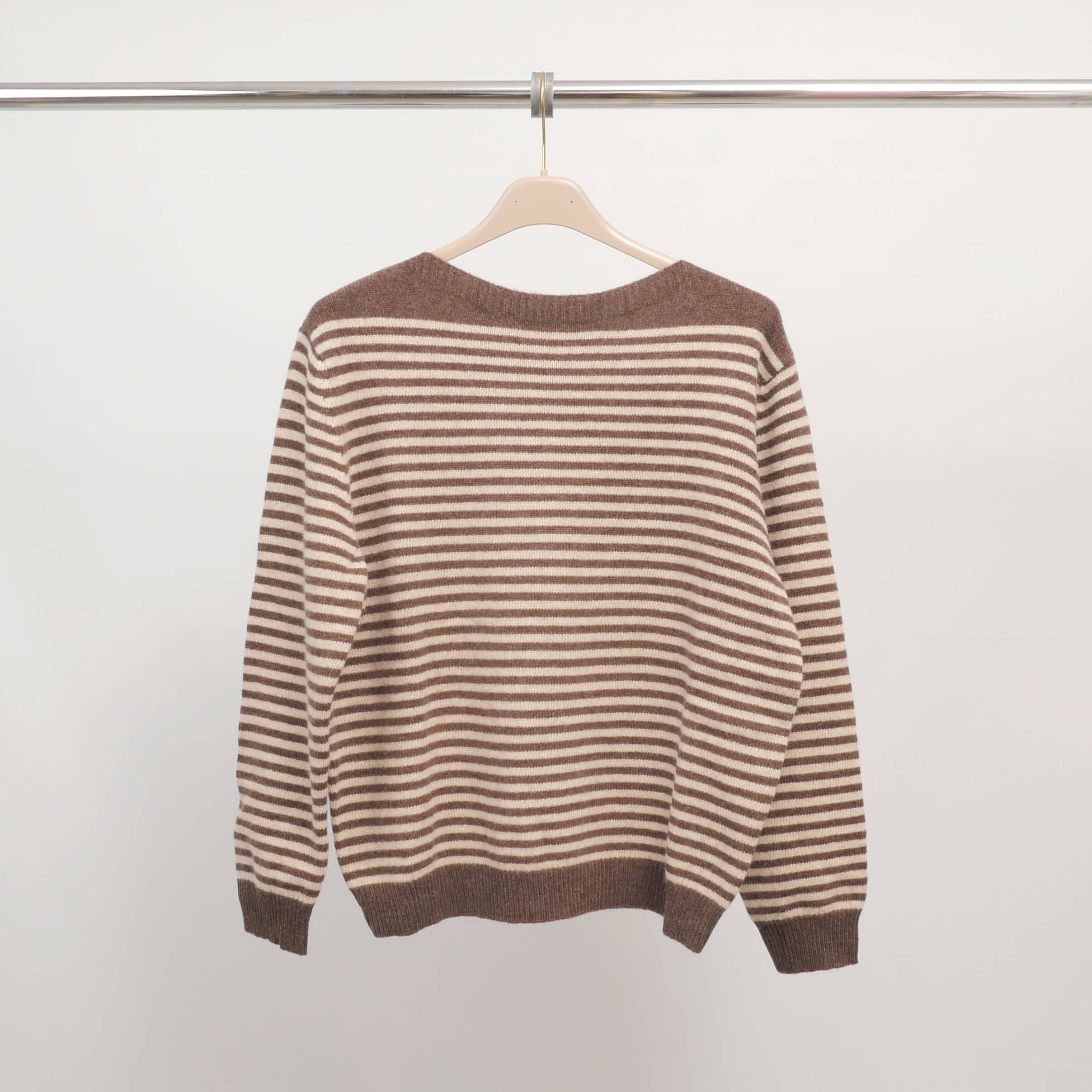 Cecile Wang - Wholesale Pullover-trui - Dames - Gestreepte wollen trui HYL181082