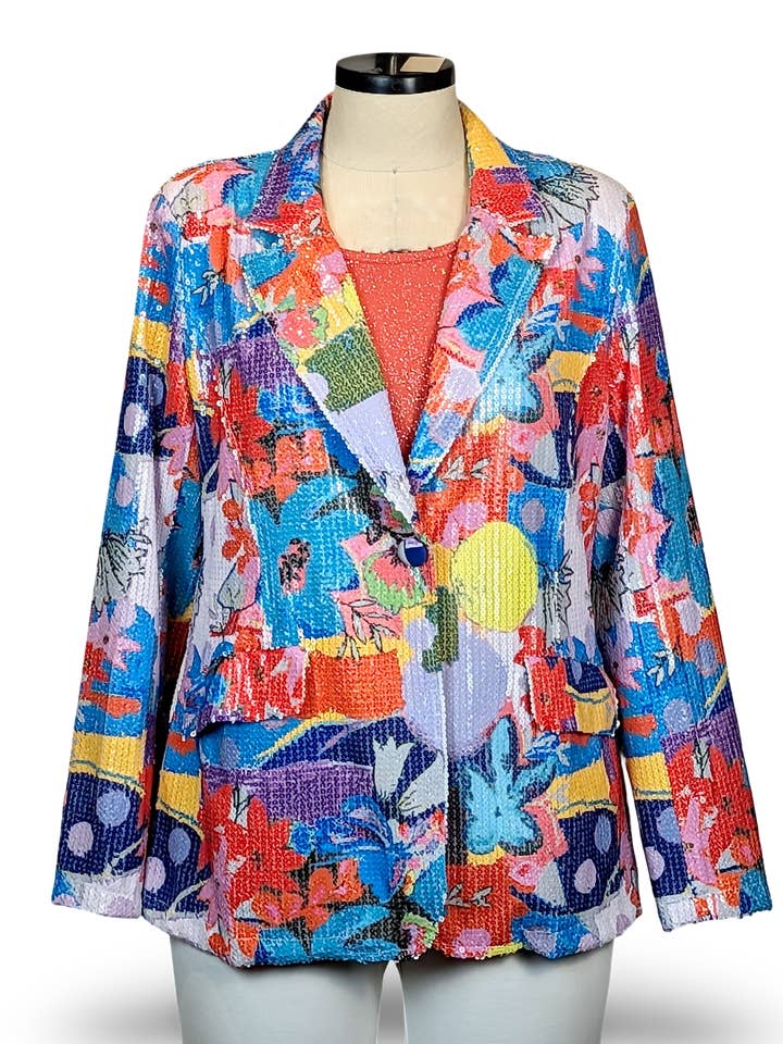 Blazer con paillettes Calypso Get-Away per la vendita all'ingrosso da parte di ZYM