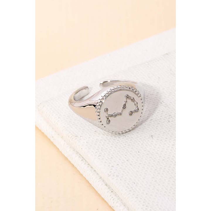 PRATA Anel Constelação de Escorpião para venda a revendedores na Faire1