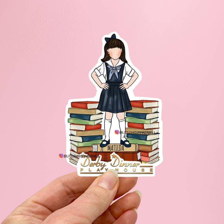 Little Miss PinkerBell - Wholesale Magnet - Musical Theatre Inspired Matilda Laminated Fridge Magnet