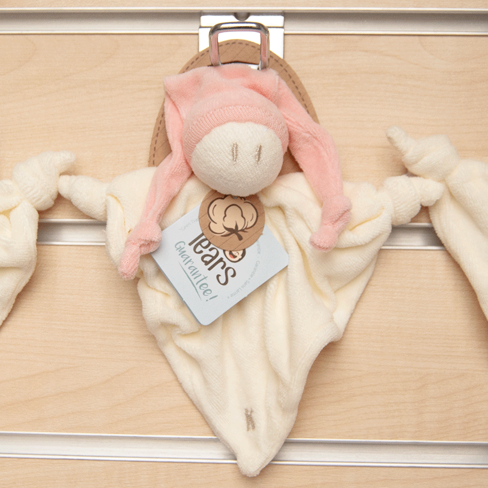 Keptin-Jr - Venta al por mayor Mantita de seguridad - Bebés - Little Zmooz manta de apego color salmón2