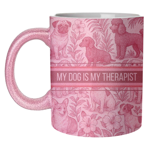 ART WOW – Caneca por atacado – Canecas 'O meu cão é o meu terapeuta'11