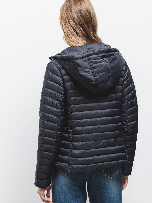 Lanidor - Wholesale Puffer Jacket - Women's - Plain Puffer Jacket (423540-1)2