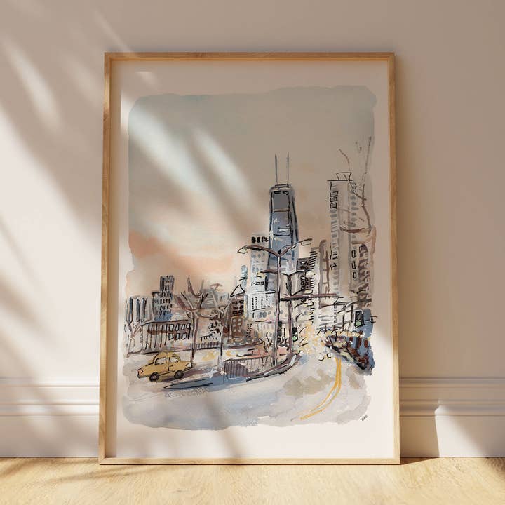 Rachel Reynolds Art - Wholesale Art Print - Back In Chicago Art Print2