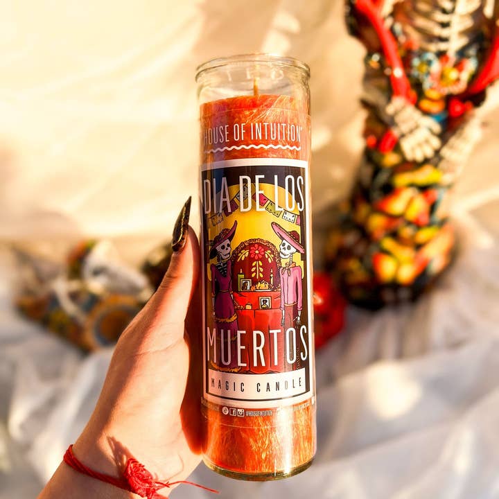 House Of Intuition - Wholesale Votive Candle - Día de Los Muertos Magic Candle (Limited Edition)1