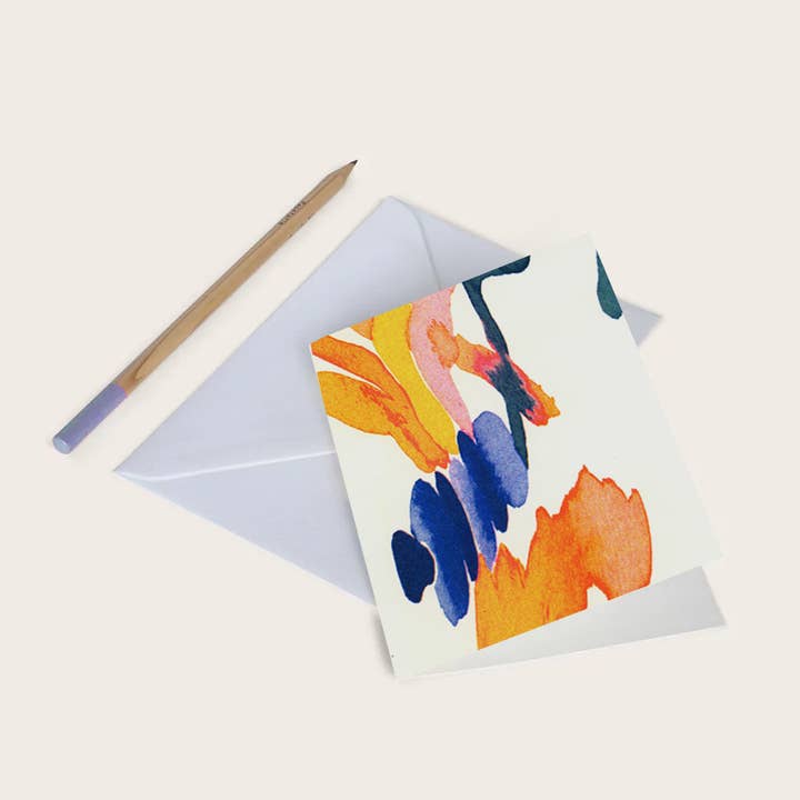 Iris sweet word card for wholesale by LEOKA