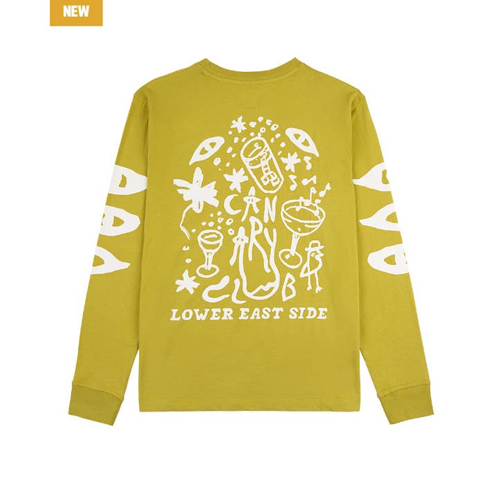 Canary Club x DSNY Long Sleeve Tee for wholesale by Dinner Service NY