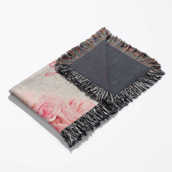 3dRose - Wholesale Throw Blanket - 3dRose, With Deepest Sympathy on the Loss of your Father - Pink Roses, Blanket3