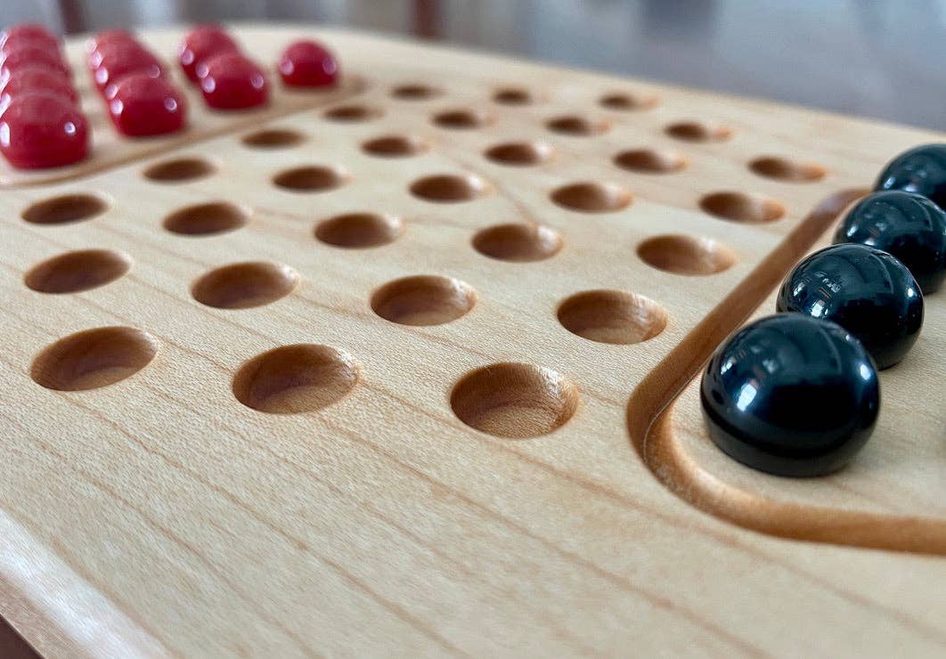 Lakeline Designs - Wholesale Board Game - Travel Chinese / Star Checkers – 2-Player Mini Board Game1