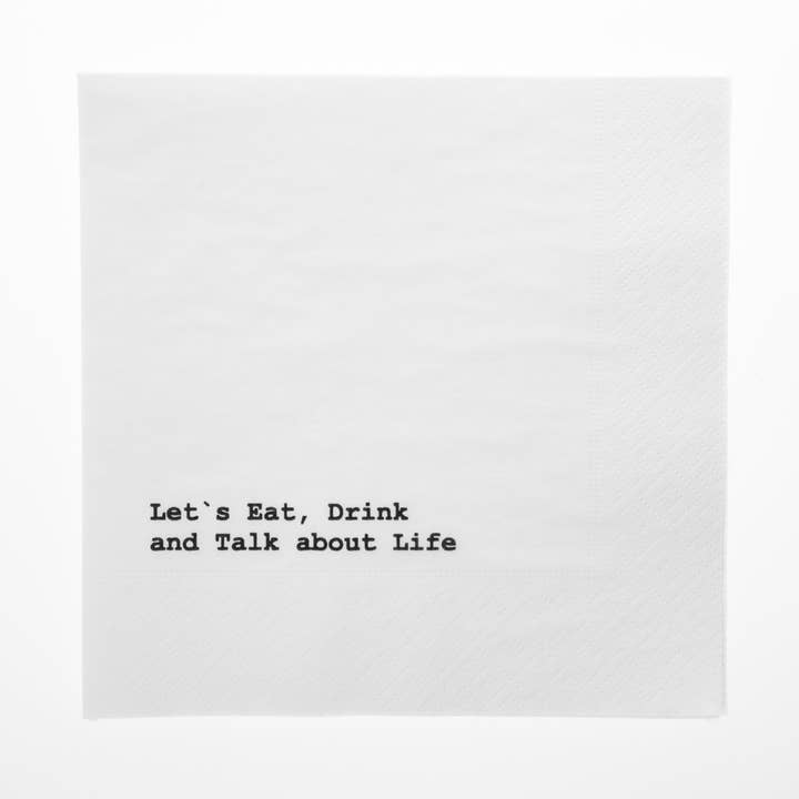 sögne serviet frokost hvid lad os spise for engroshandel hos Sögne Home