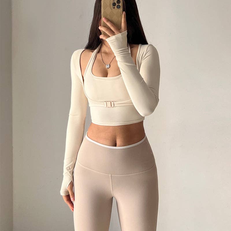 Slim High Rise Flared Yoga Pants Leggings with Side Slit Fitness Pilates –  Anna-Kaci