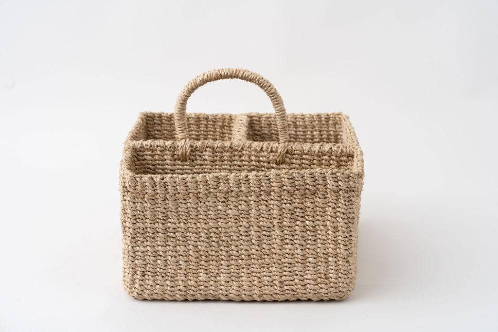NEEPA HUT - Wholesale Utensil Holder - Handwoven Natural Utensil Caddy1