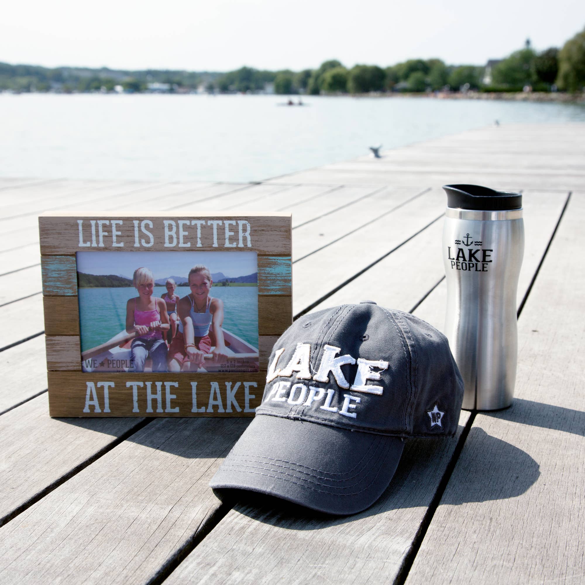 Pavilion – Großhandel Basecap – Unisex – Lake People - Weißer verstellbarer Hut16