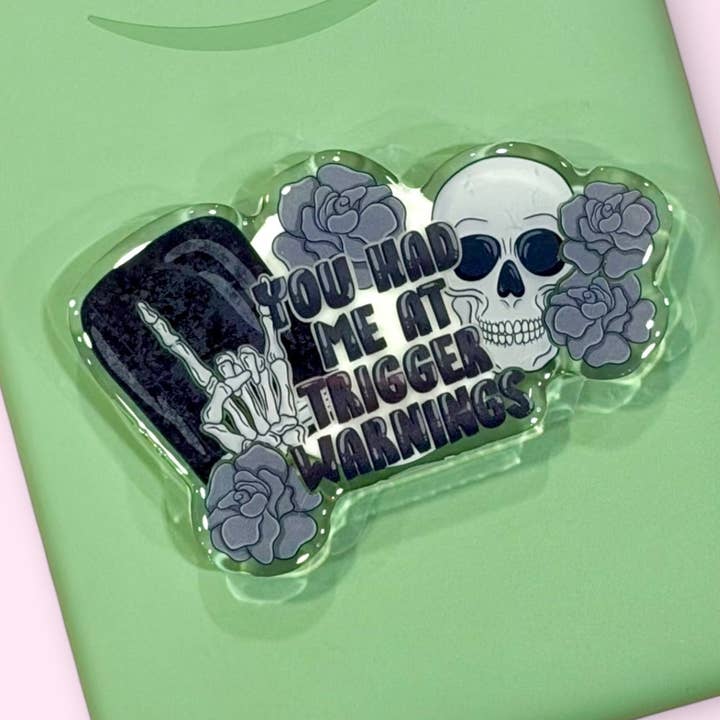 Me conquistaste con advertencia de contenido Soporte para Kindle/teléfono para venta al por mayor de Posh Paperie