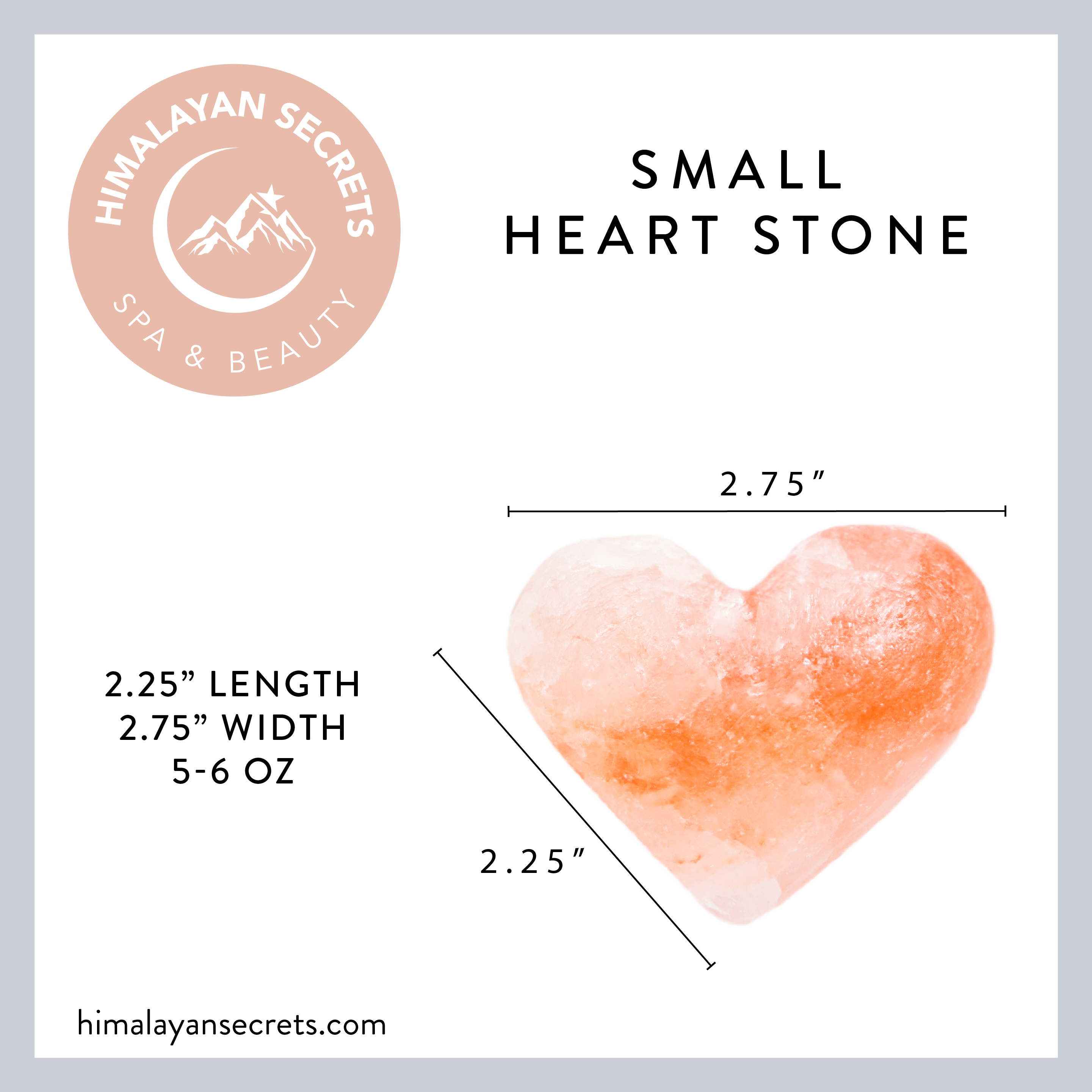 Himalayan Secrets - Wholesale Body Massager - BULK Heart Stone (Small)  - Pack of 125