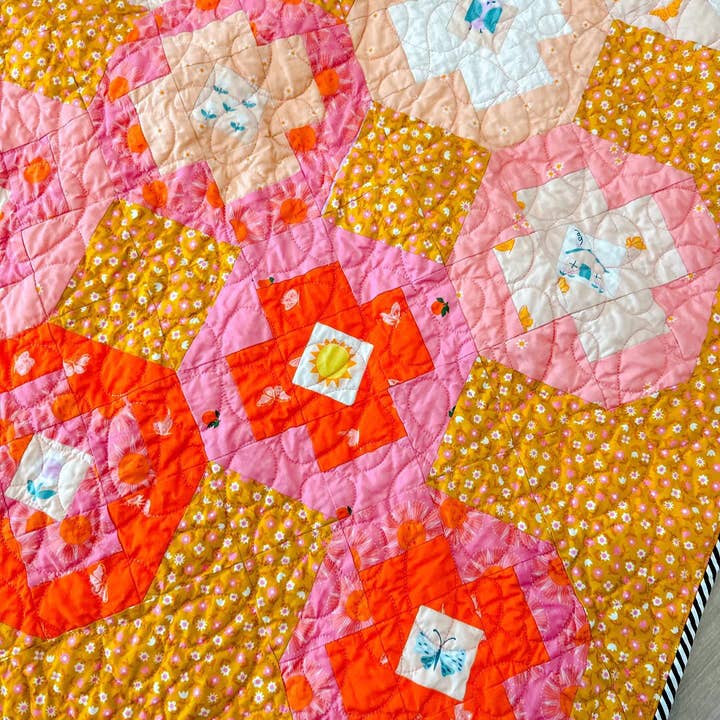 Patch and Dot - Wholesale Craft Sewing Kit - Churn Dot Printed Quilt Pattern4