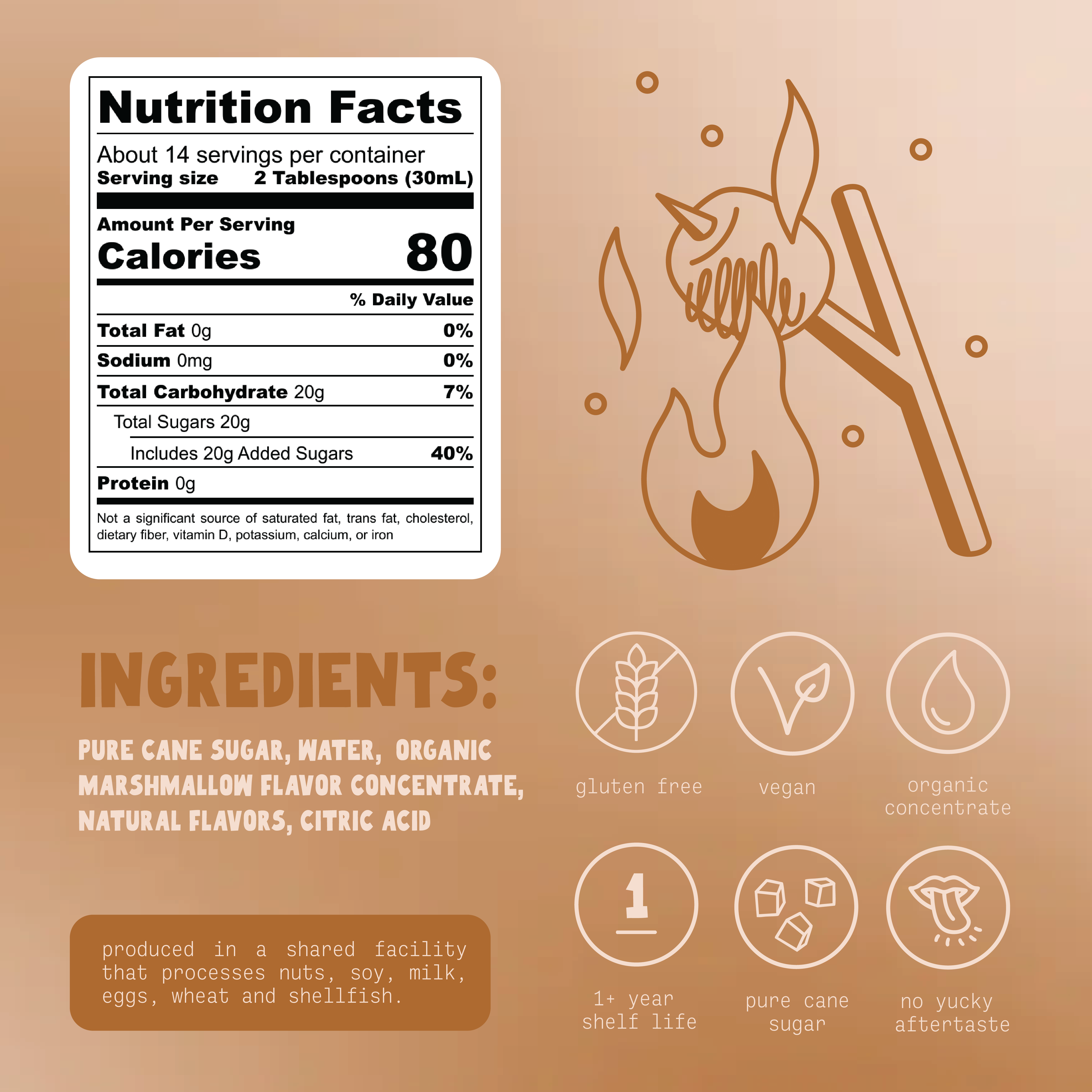 surrup. - Wholesale Flavored Syrup - toasted marshmallow2