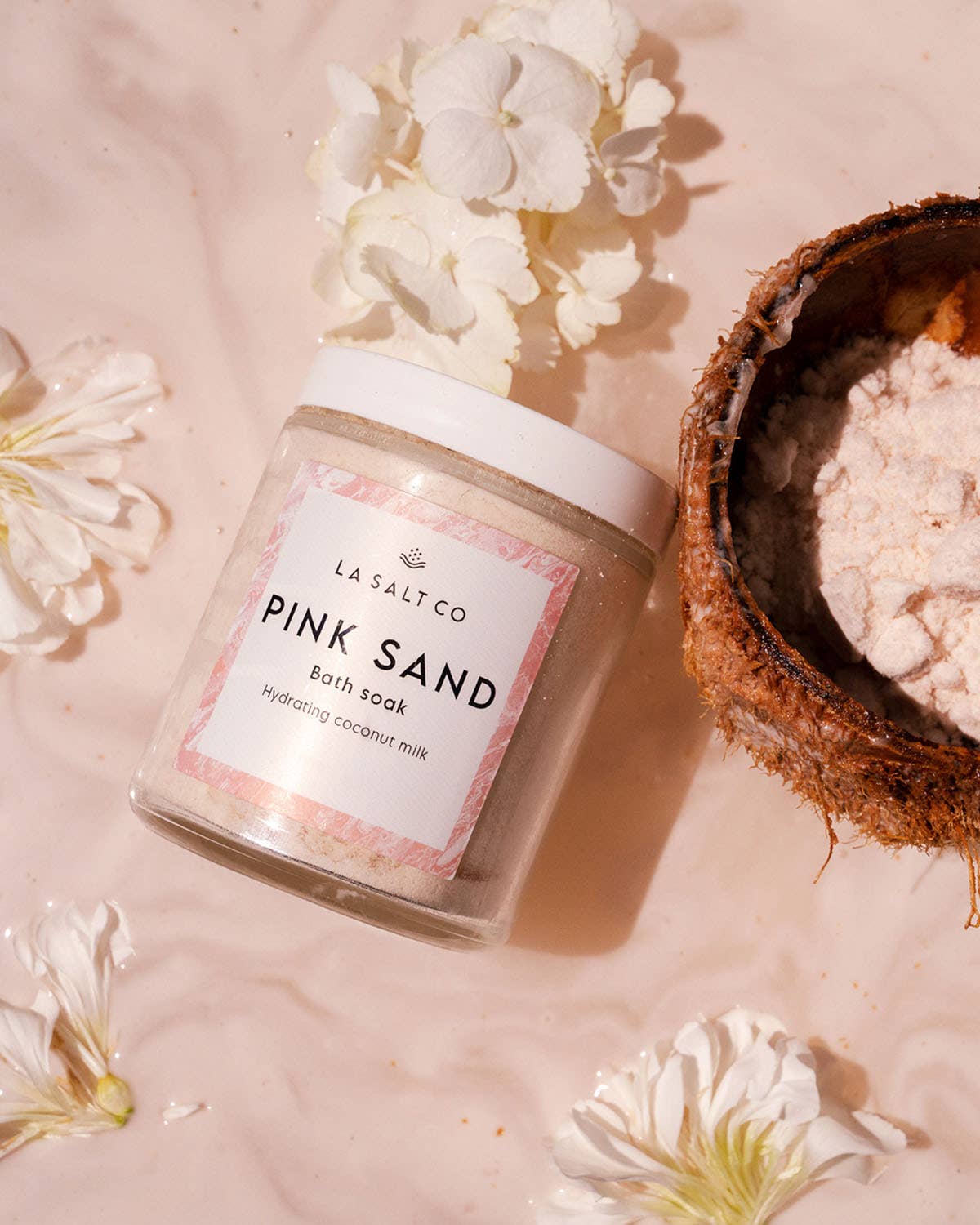 Los Angeles Salt Company - Vente Lait de bain - Savon à la noix de coco Pink Sand 7oz3