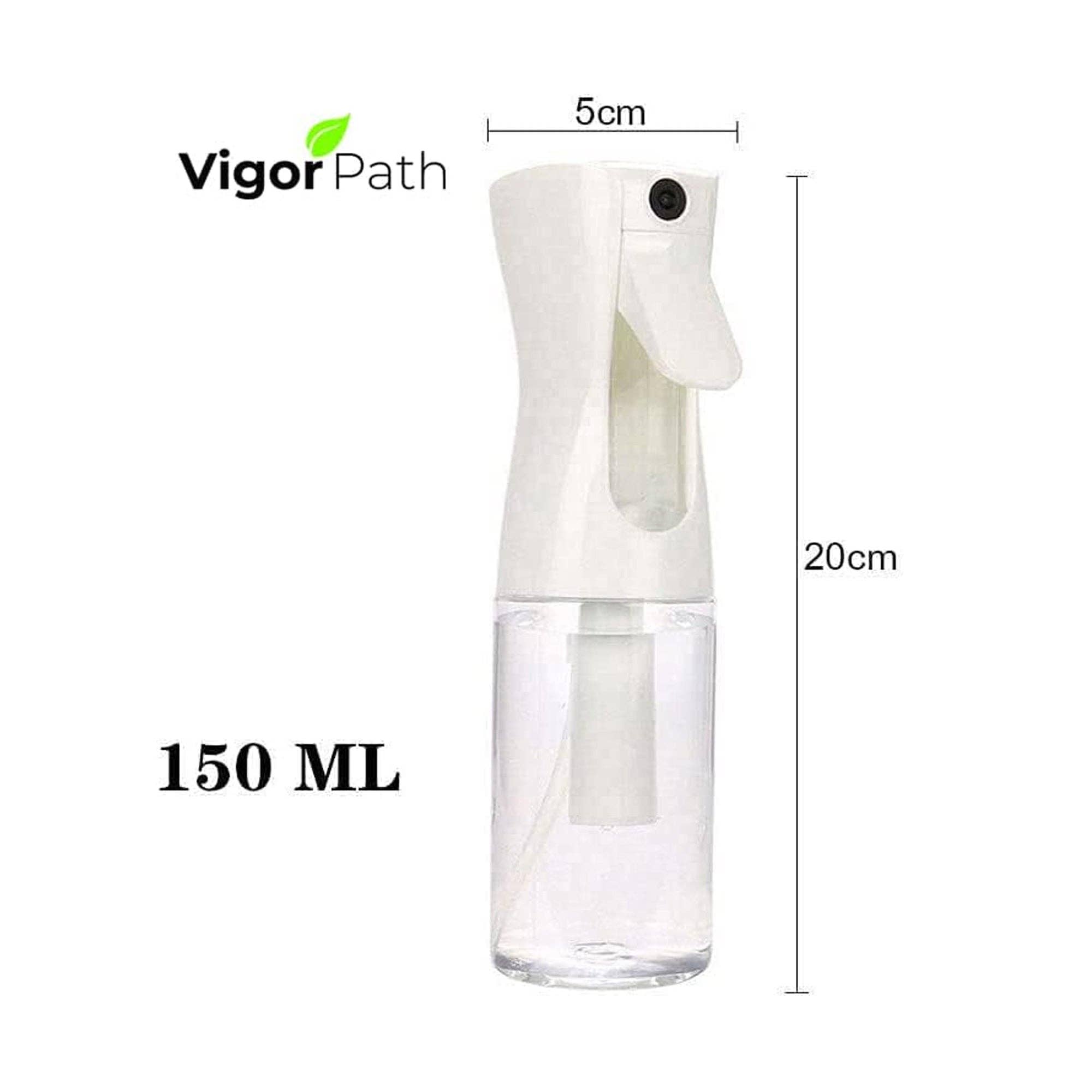 Vigor Path - Wholesale Spray Bottle - Continuous Spray Nano Fine Mist Sprayer - 150ml/5oz(Pack of 2)2