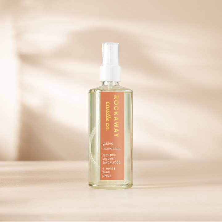 Spray d'ambiance Mandarine Dorée pour la vente par Rockaway Candle Co