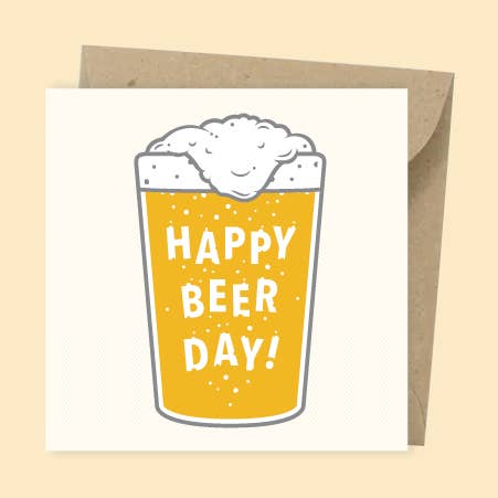 Fröhlichen Beertag! Kleine Gehäusekarte für den Großhandel von Formidably Impressed