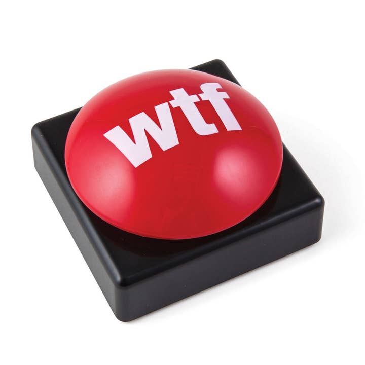 WTF?! Slammer Button for wholesale by BigMouth Inc