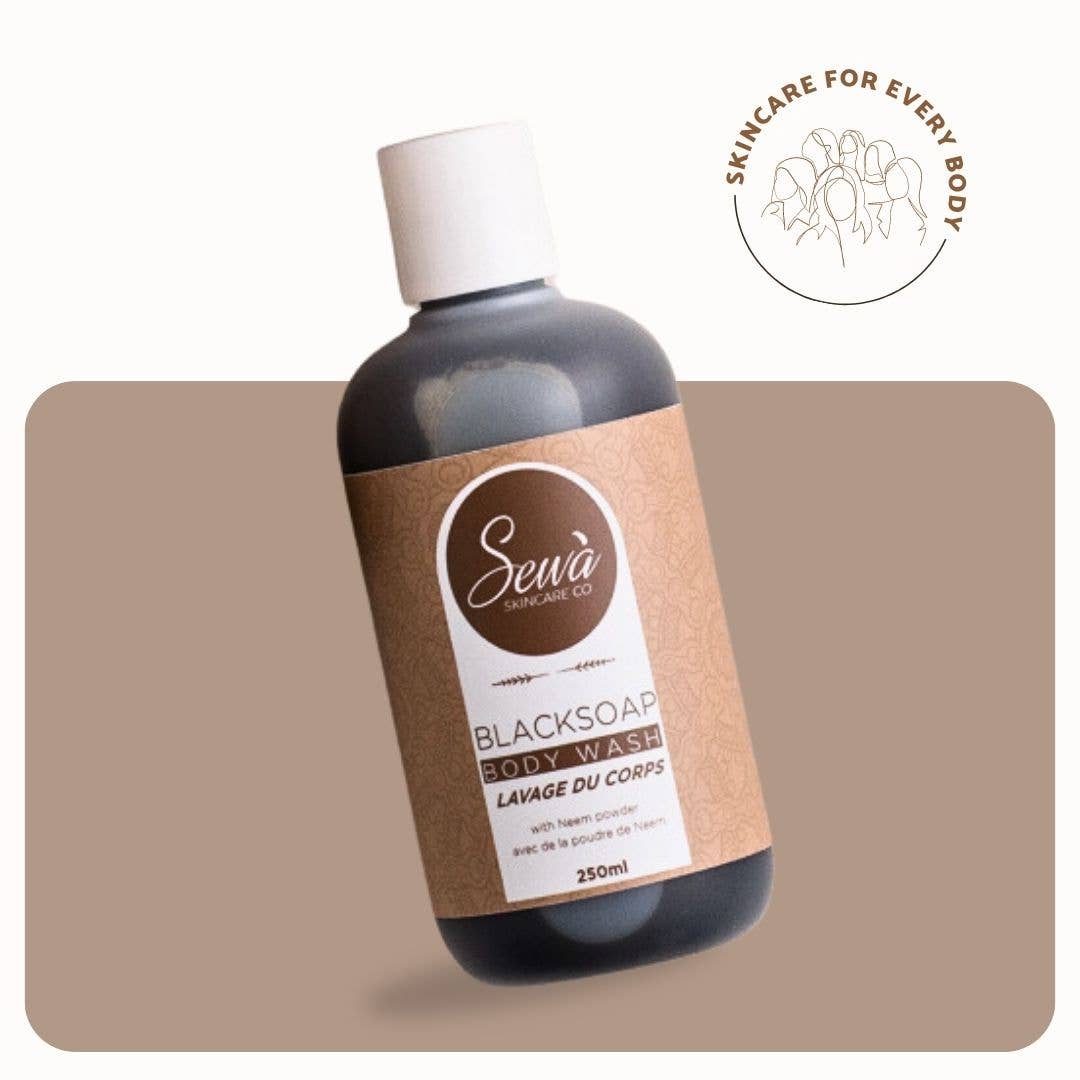 Sewa Skincare - Wholesale Body Wash/Shower Gel - Black Soap Body Wash | 250ml4