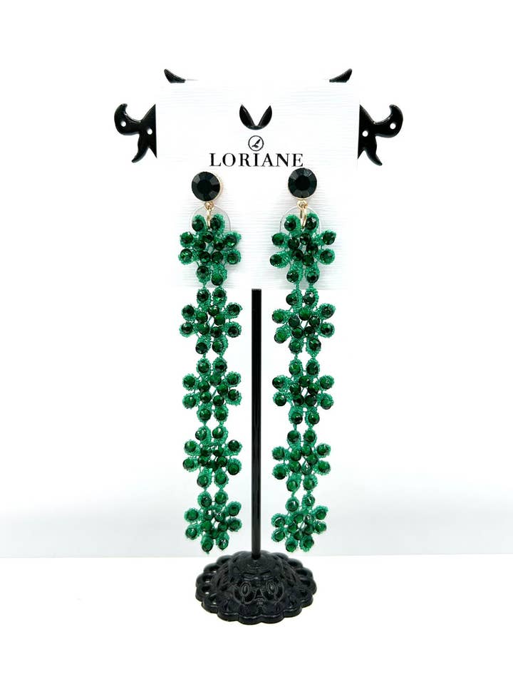 Spitzenohrring ER268-12BY für den Großhandel von LORIANE CREATION