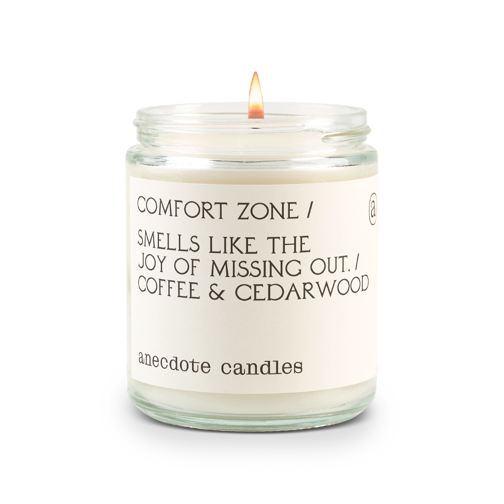 Anecdote Candles - Wholesale Jar/Filled Candle - Comfort Zone (Coffee & Cedarwood) Candle2