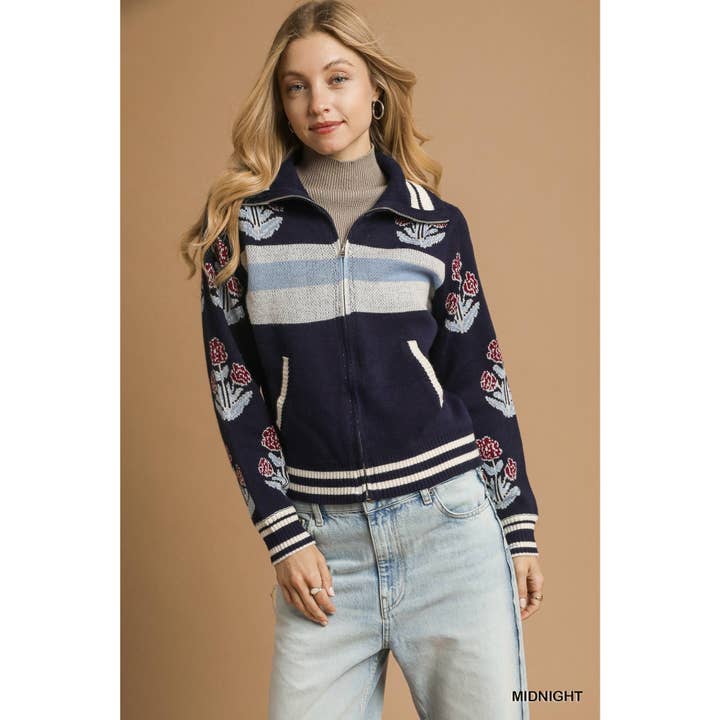 STYLE USA - Wholesale Jacket - Women's - Jacquard Knit Jacket