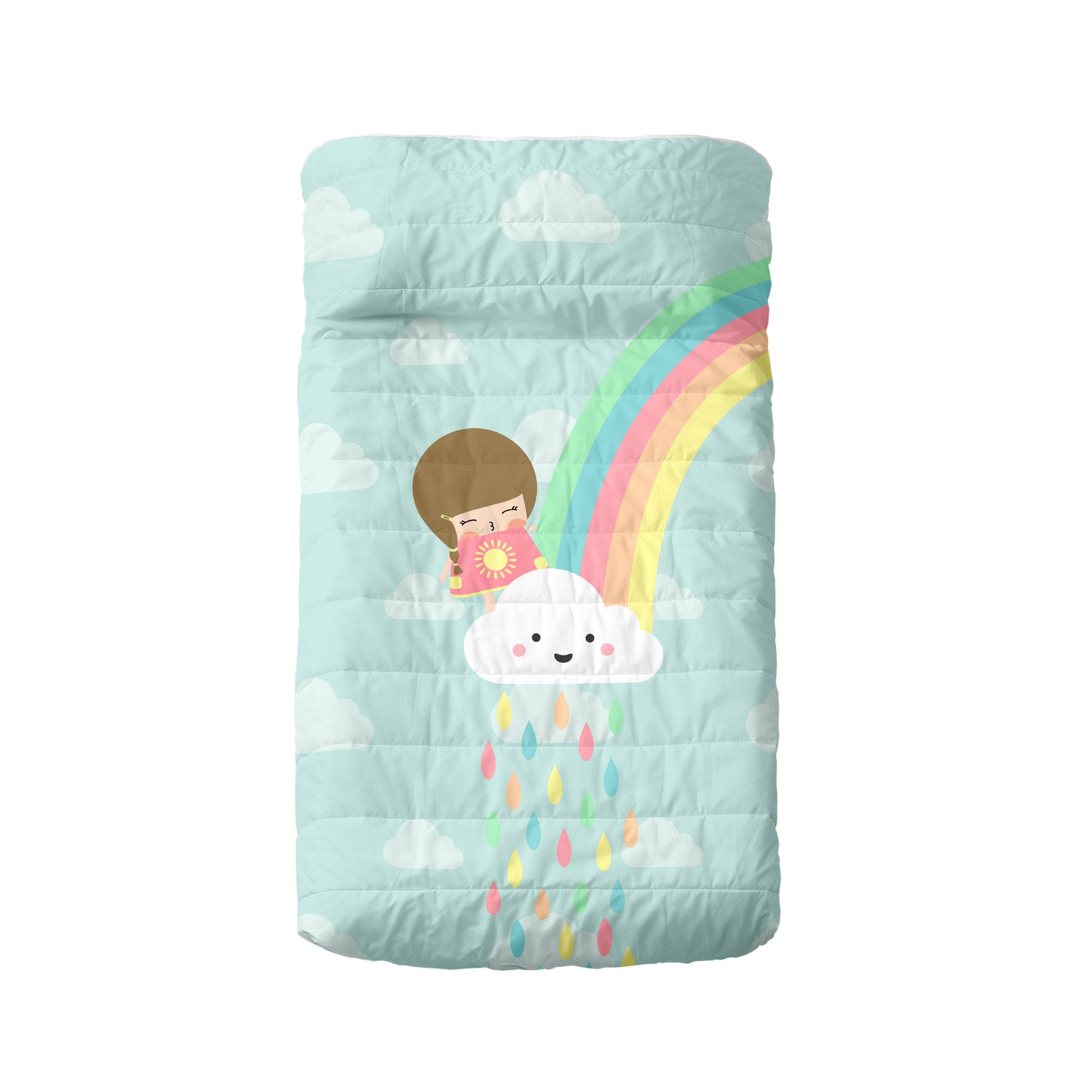 Happyfriday – wholesale Täcke - Barn och baby – Rainbow Spjälsängstäcke (100x130 cm)2